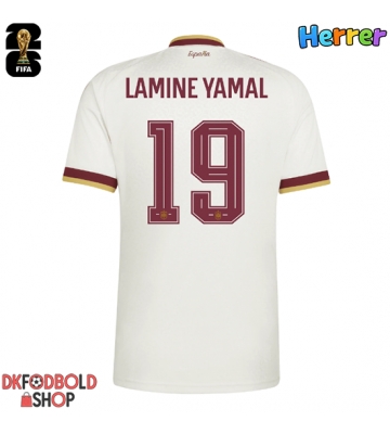 Spanien Lamine Yamal #19 Udebanetrøje VM 2026 Kort ærmer